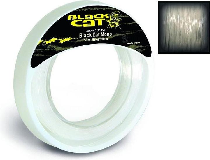 Black-Cat Mono Leader (77 kg, 1.30 mm)