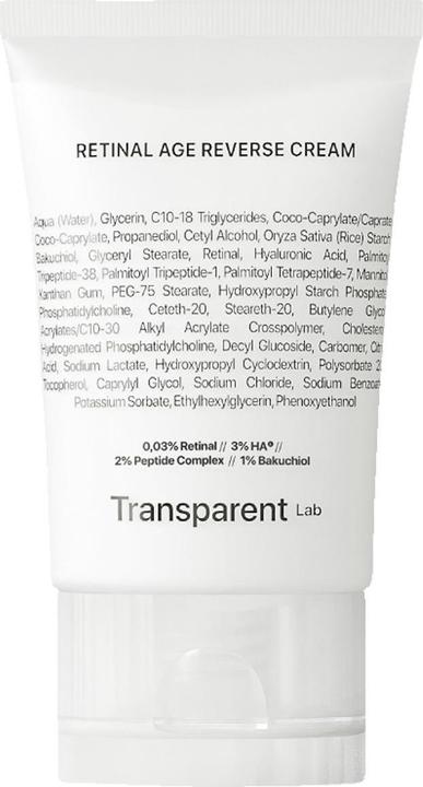 Transparent Lab Retinal Age Reverse Cream (50 ml, 24h cream)