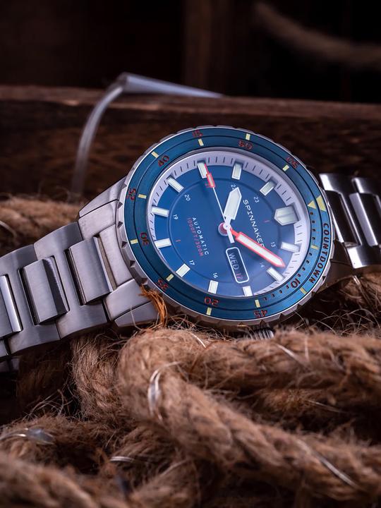 Produktbild Spinnaker SP-5099-44 Herrenuhr Hass Automatik Diver 43mm 30ATM (Taucheruhr, Lünette drehbar links, 43 mm)