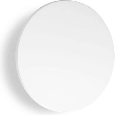 Ideal lux, Gartenbeleuchtung, PUNTO LED Wandleuchte 16W ⌀300mm Weiss IP54 warmweiss 328553 (1850 lm, IP54)
