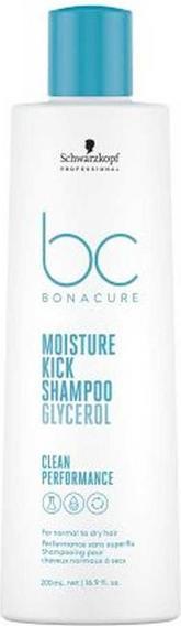 Actual product image Schwarzkopf Moisturising Shampoo Bonacure Moisture Kick Glicerol (250 ml) (Liquid shampoo, 250 ml)