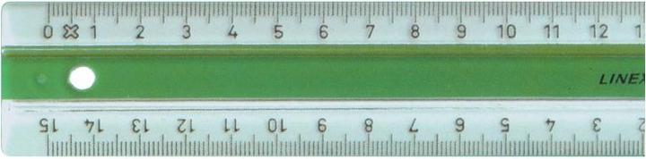 Produktbild Linex Lineal (30 cm, Kunststoff)