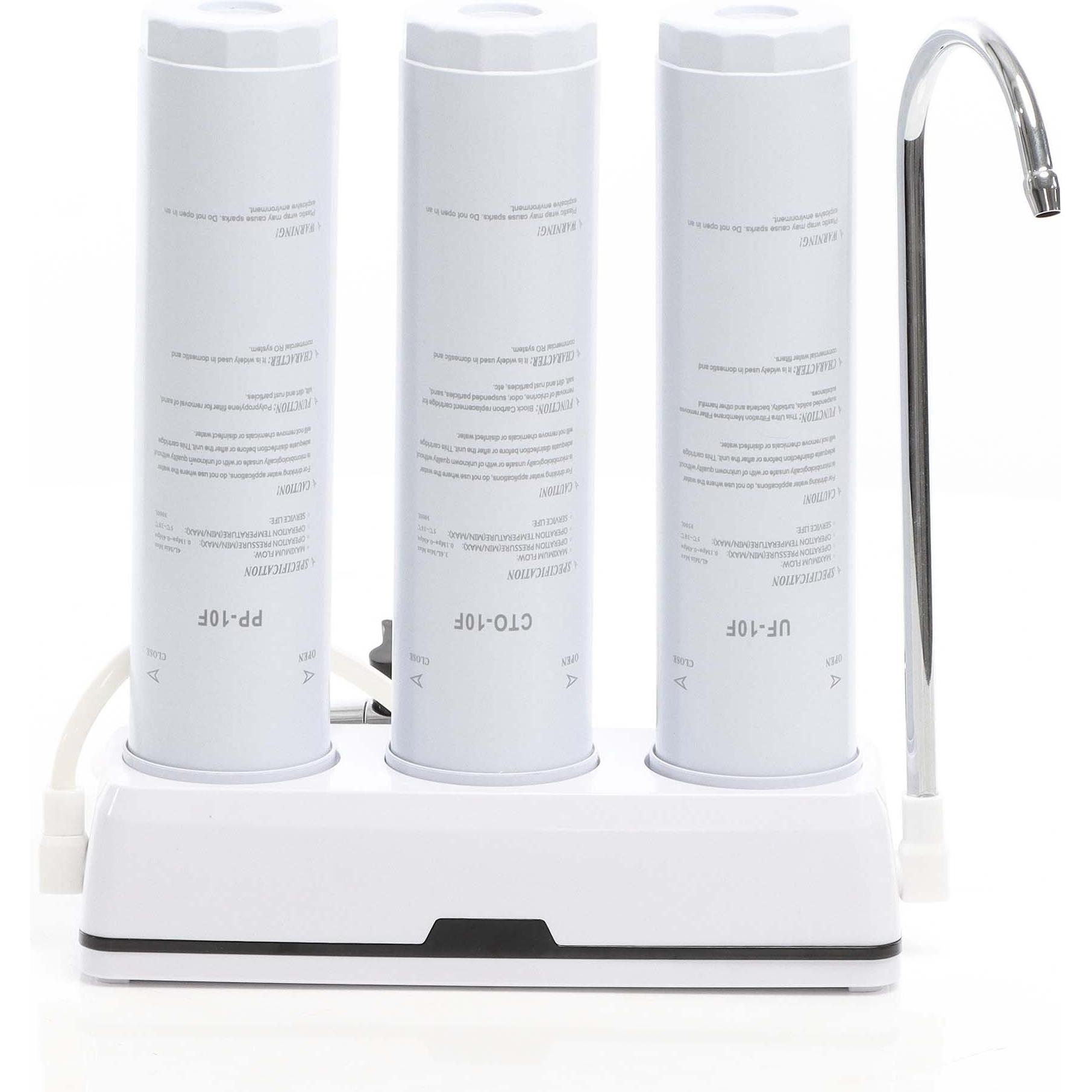 Thumbnail - Naturewater NW-3-PPCTOUF Wasserfilter PP-Sediment Aktivkohleblock Ultrafilter, Wasserfilter, Weiss