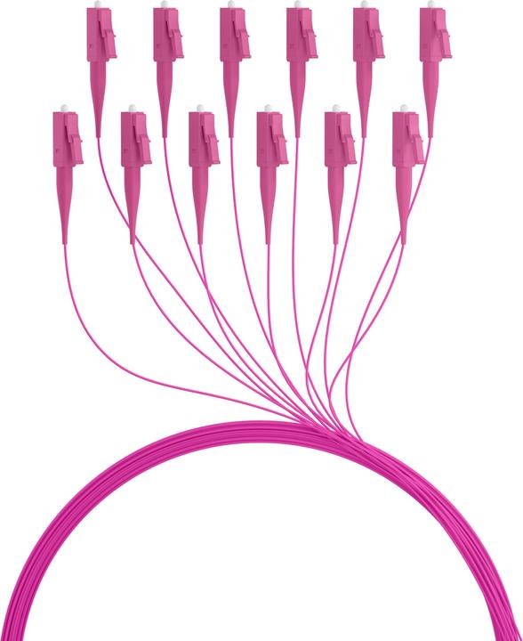 Produktbild EFB Elektronik Faserpigtail LC 50/125µ, OM3+,2 Meter, ECOFIBER® (CAT6, 2 m)