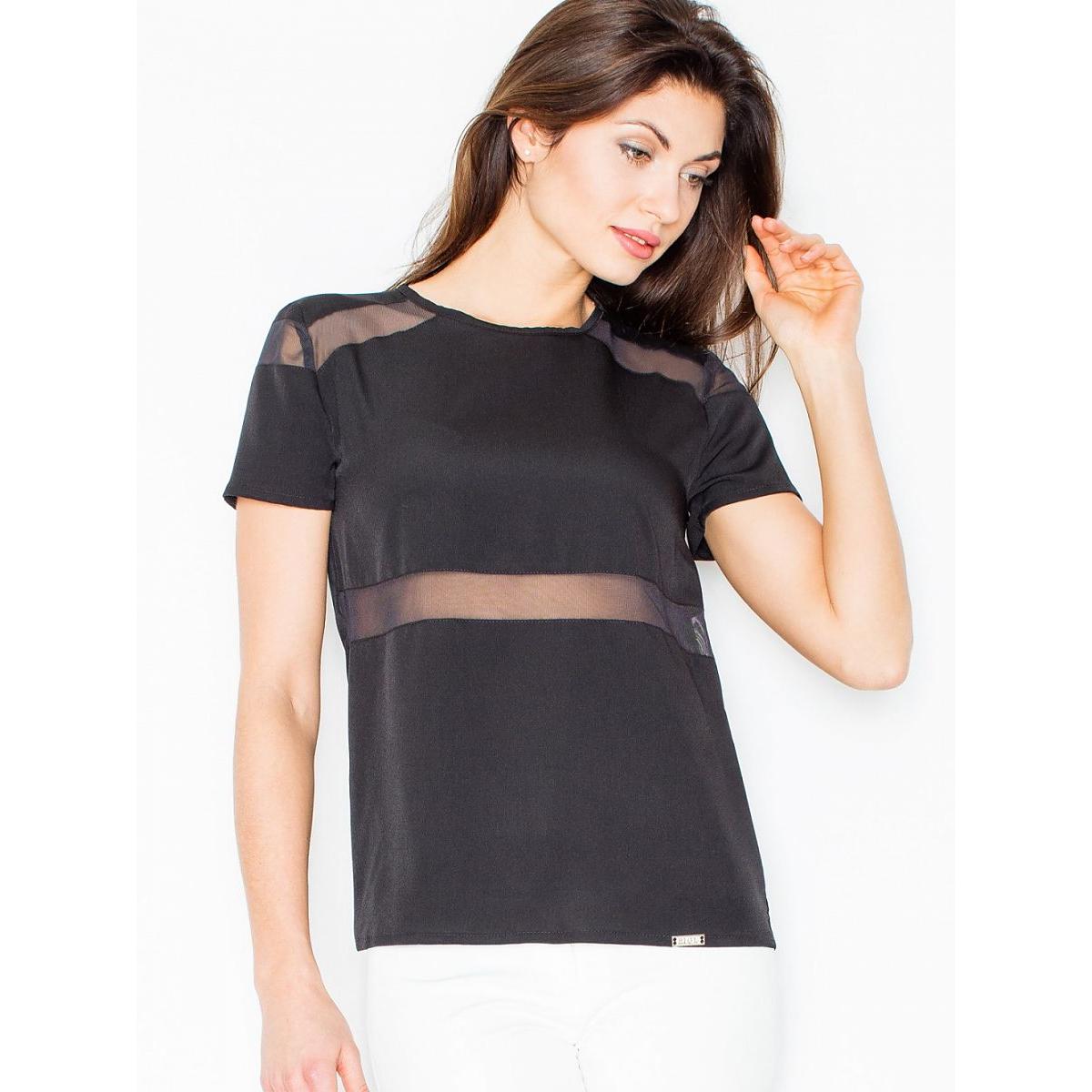 Figl, Damen, Bluse, Bluse, Schwarz, (M)