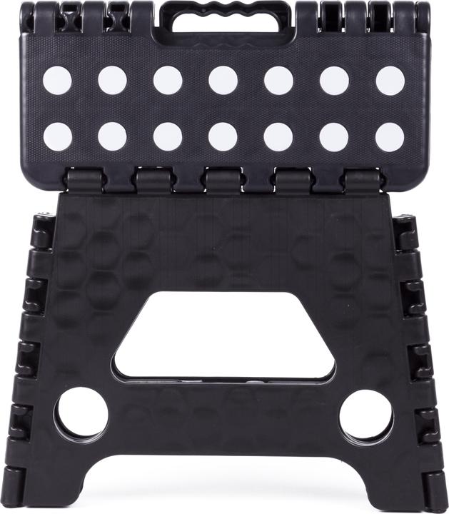 Image du produit Benson Klapphocker schwarz / weiss klein - 80 kg