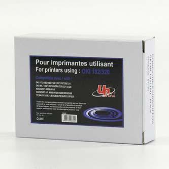 Print, Accessori macchine da scrivere, UPrint kompatibel Drucker-Band, schwarz, für OKI