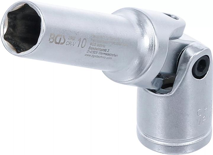 Actual product image BGS Glow Plug Joint Socket, Hexagon 10 mm (3/8") Drive 10 mm (10 mm)