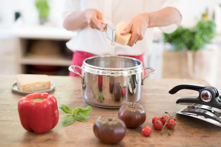 Immagine prodotto Lagostina Pentola a pressione Mia, 22 cm, 5 L (22 cm, Cucina a vapore, Acciaio inossidabile)