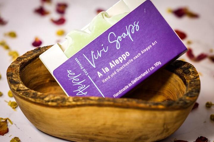 Produktbild Vivi Soaps Seife A la Aleppo (Hartseife, 110 g)