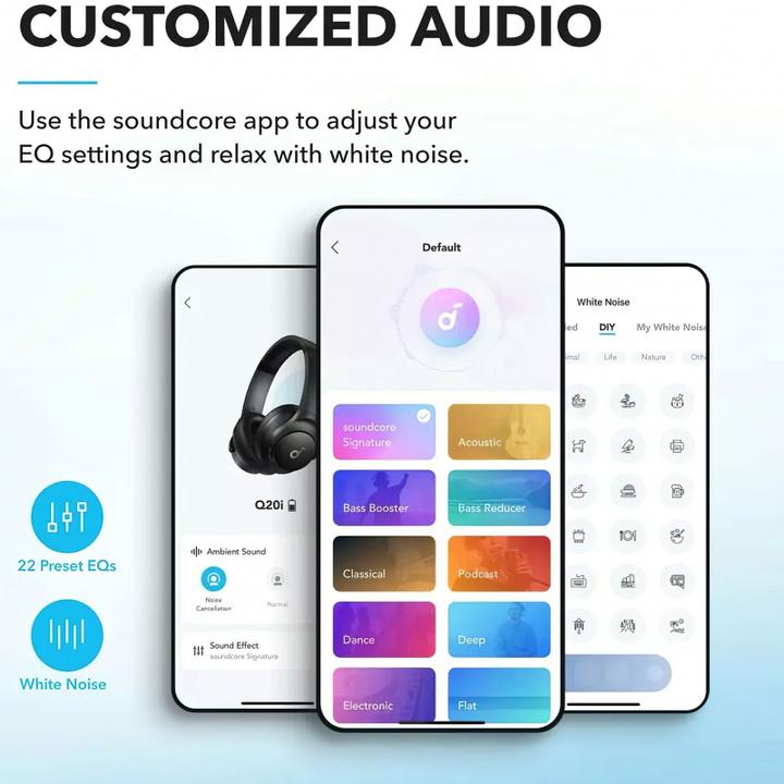 Immagine prodotto soundcore Q20i (ANC, 40 h, Senza fili, Cablato)
