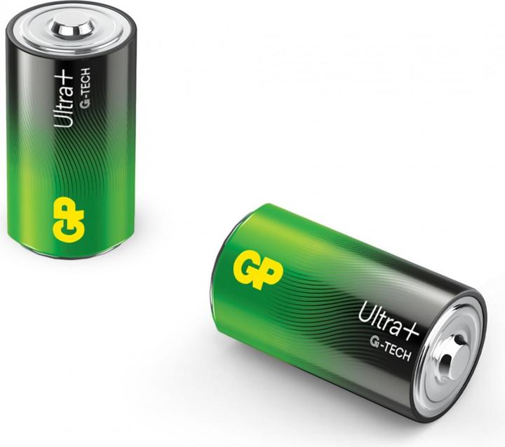 Produktbild GP Batteries Ultra Plus Alkaline Batterie D Mono 1,5V 2er Blister (2 Stk.)