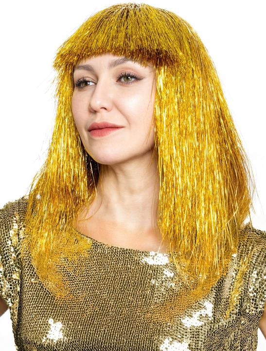 Produktbild Maskworld Lametta Perücke gold