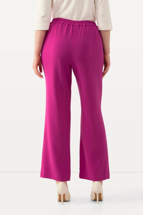 Immagine prodotto Ulla Popken Pantaloni con taglio della gamba ampio e dritto e cintura elastica (48)