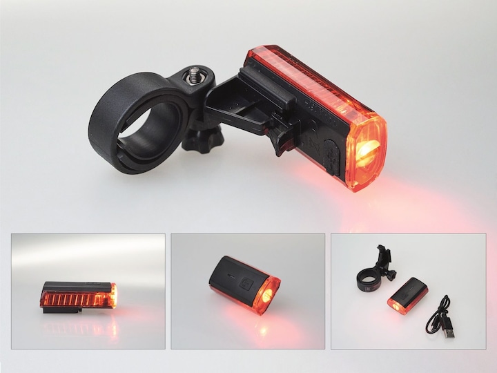 Actual product image Filmer Bicycle rear light 49023, battery-operated