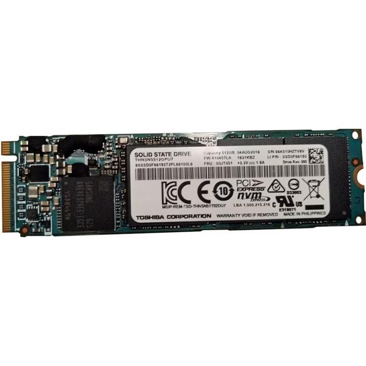 Lenovo SSD ASM 512G M.2 2280 PCIe3x4 (512 GB, M.2 2280), SSD