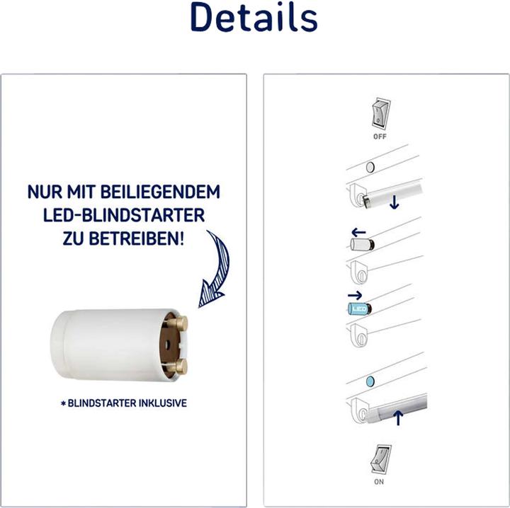 Nährwerte und Zutaten Müller Licht LED Röhre G13 200lm 22 Watt neutralweiss (G13, 2000 lm)