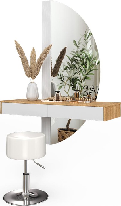 Produktbild Vicco Melisa mit Hocker und Beleuchtung (120 x 40 x 161 cm)