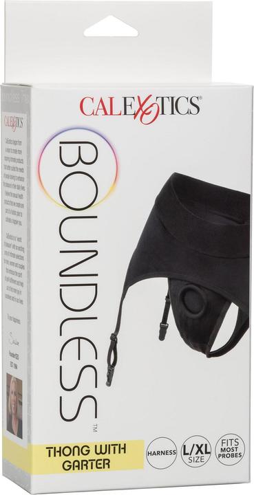 Produktbild CalExotics Boundless™ Thong with Garter - L/XL (L, XL)