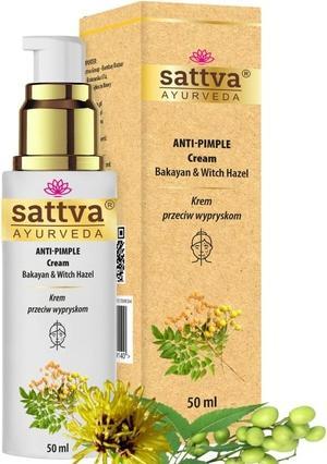 Actual product image Sattva Ayurveda Sattva Anti Acne & Pimple Cream 50Ml (50 ml, 24h cream)