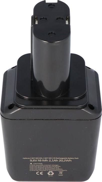 Image du produit AccuCell Akku Bosch 2 607 300 002 flache Seite, alte Version (9.6 V)