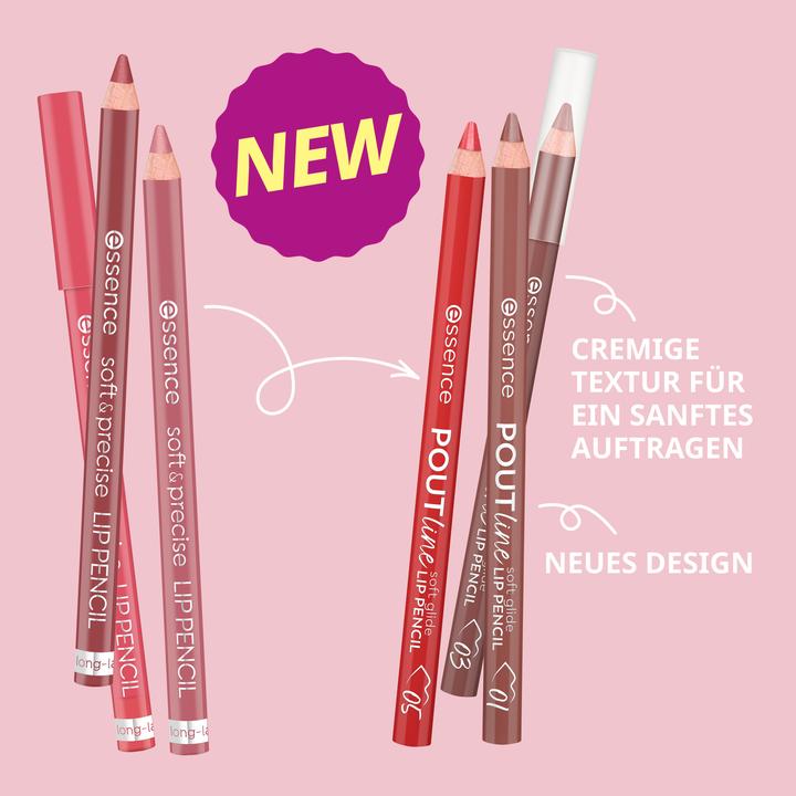 Image du produit essence POUTline soft glide LIP PENCIL crayon à lèvres (02 Pinky Promise)