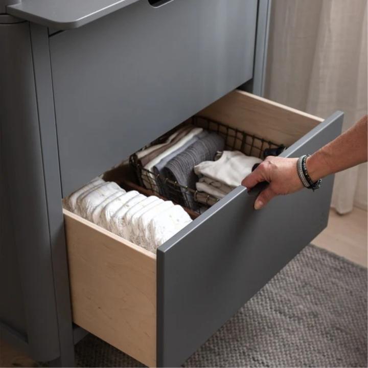 Image du produit Sebra Commode à langer, tiroirs, classic grey, FSC™ Mix