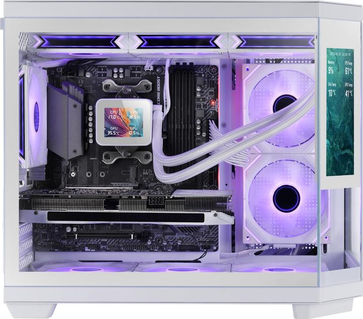 Actual product image Mars Gaming Mc3tcorelcdmw (mATX, Mini-ITX)