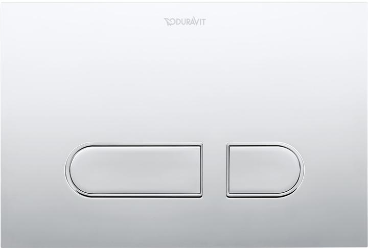 Produktbild Duravit Betätigungsplatte A1 DURASYSTEM 217x146,5mm f WC KS chrom hochglanz