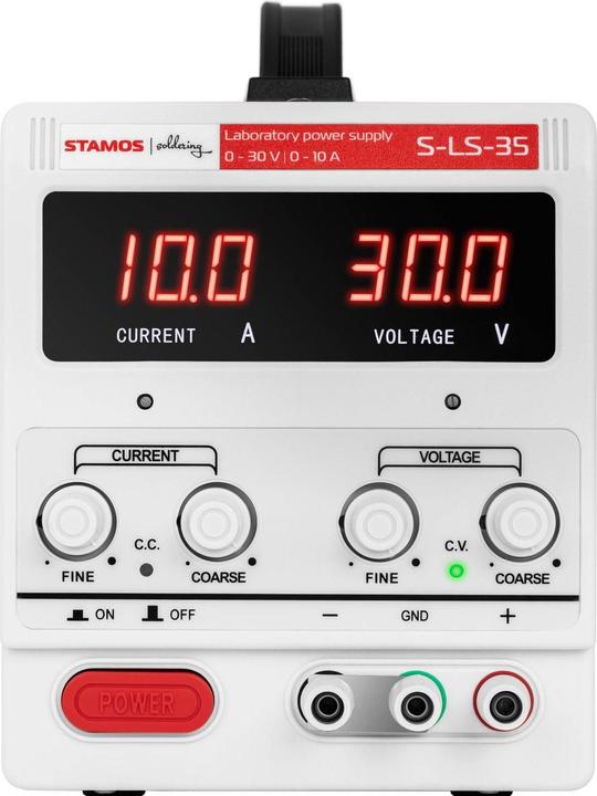 Actual product image Stamos Laboratory Power Supply - 0-30 V - 0-10 A DC - 300 W