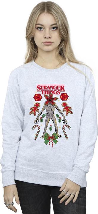 Immagine prodotto Netflix Stranger Things Christmas Demogorgon Felpa Donna (L)