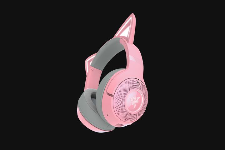 Actual product image Razer Kraken Kitty V2 - Quartz Ed. (Wireless)