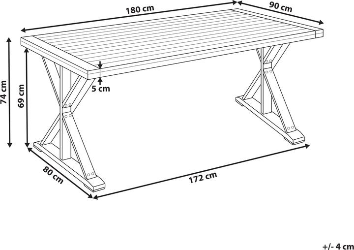 Produktbild Beliani Calabritto (90 x 180 x 74 cm)