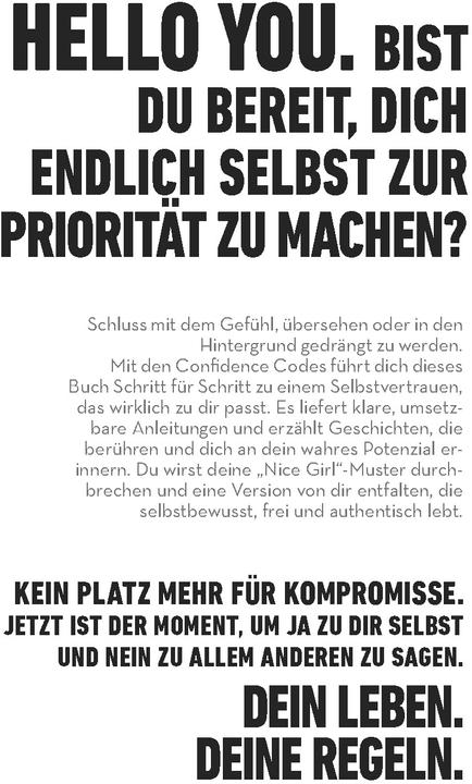 Produktbild Don't be the nice girl (Deutsch, Laura Busche, 2025)