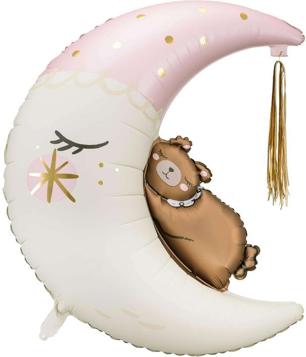 Produktbild Partydeco Ballon alu - Ourson sur la lune (1 x)