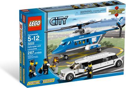 Produktbild LEGO City Hubschrauber und Limousine
