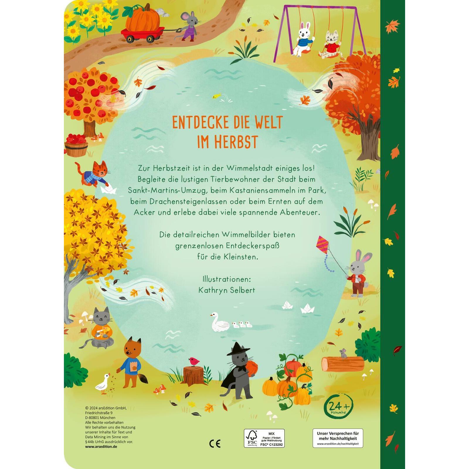Thumbnail - Mein grosses Wimmelbuch – Im Herbst, Kinderbücher von Kathryn Selbert
