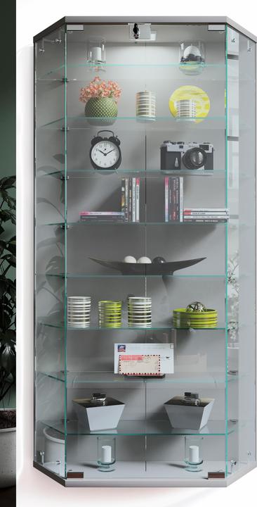 Image du produit VCM Wandvitrine Glasvitrine Benila XL (83 x 17 x 114 cm)