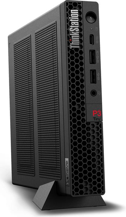 Actual product image Lenovo ThinkStation P3 Tiny (1000 GB, 32 GB, Intel Core i7-14700, Quadro T1000)