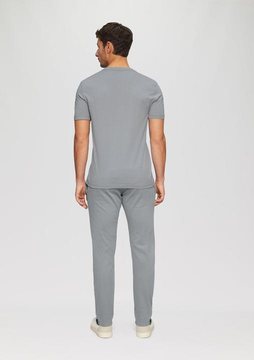 Produktbild S.Oliver T-Shirt Baumwoll-T-Shirt mit kleinem Logo-Print (XL)