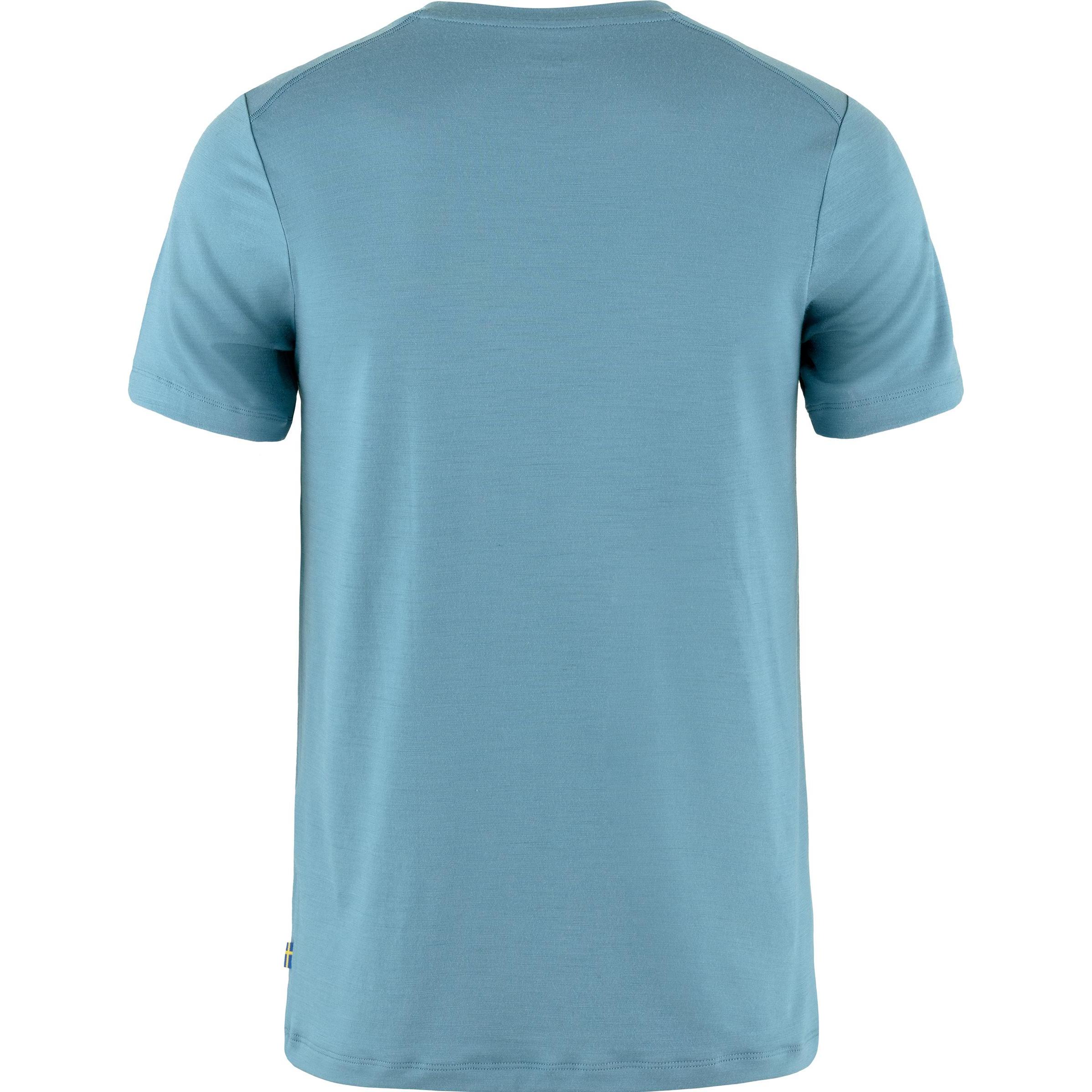 Thumbnail - Fjällräven, Herren, Funktionsshirt, Abisko Wool (XL), Blau, XL