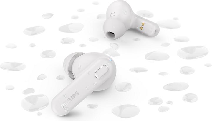 Produktbild Philips TAT1108WT headphones/headset Wireless In-ear Calls/Music Bluetooth White (5 h, Kabellos)