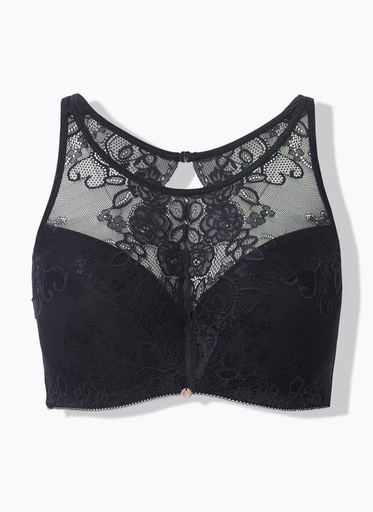 TruYou Bügel-BH, Softschalen, Spitze, High Cut, Cup B-F