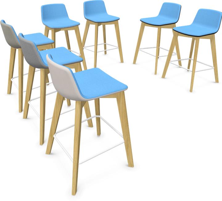 Actual product image Narbutas Twist & Sit Bar Stool