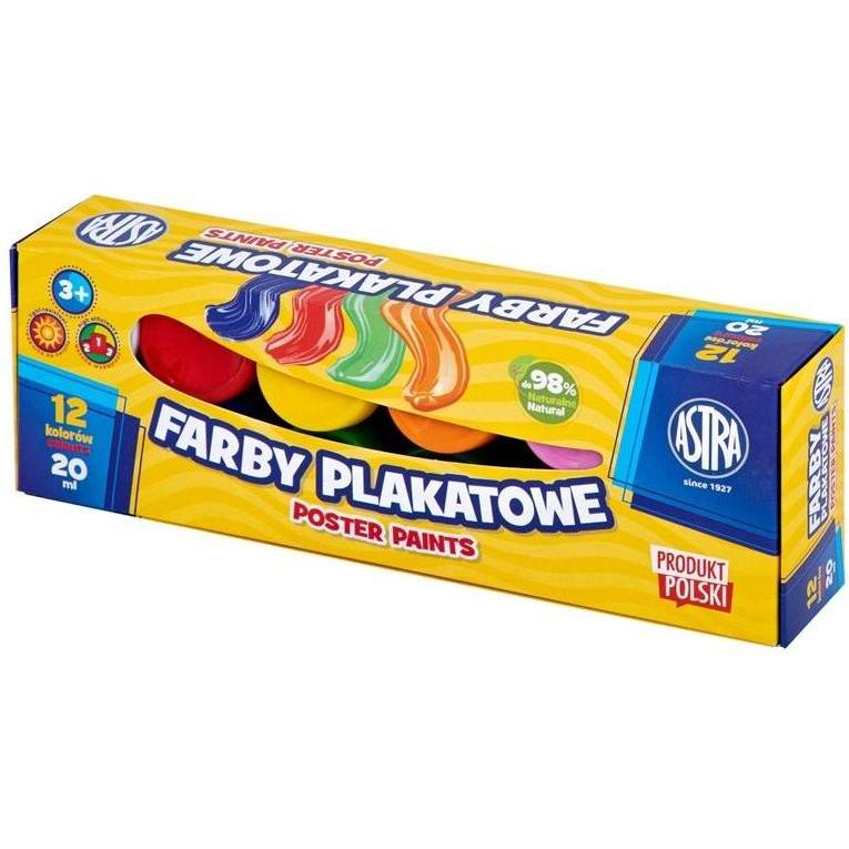Astra Plakatfarben 12 Farben 20ml (20 ml) (43233347)