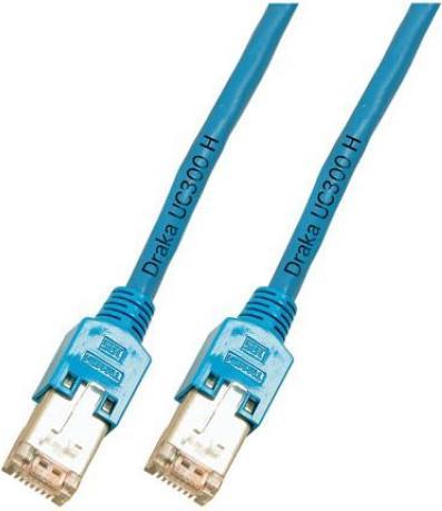 Produktbild Draka Hersteller: EFB Elektronik RJ45 Patchkabel F/UTP, Cat.5e, TM11, UC300, 3m, blau Das in Europa gefert (F/UTP, CAT5e, 3 m)