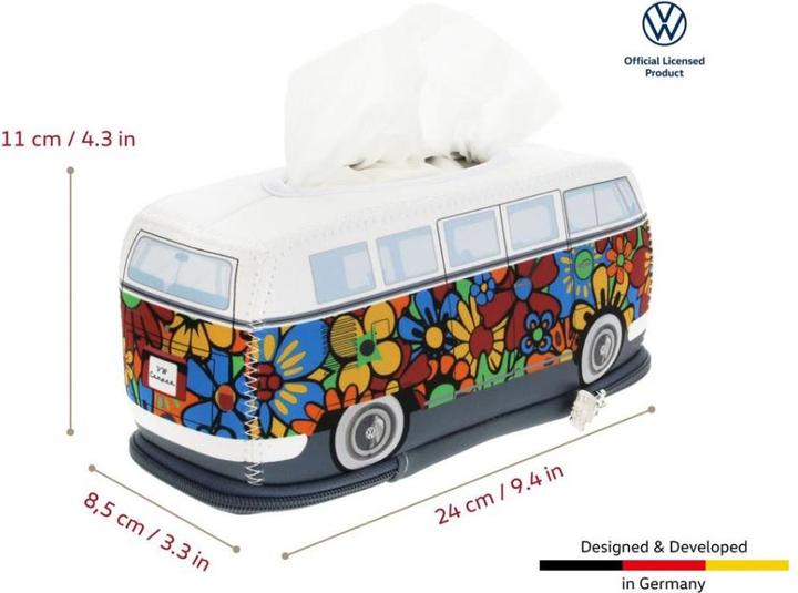 Actual product image TOP VW Bus cosmetic tissue box
