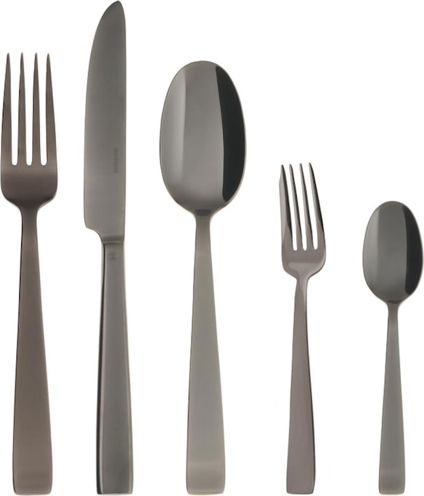 Actual product image Rosenthal Cutlery 30pcs.Vh. Flat / stainless steel/pvdblack (1 Piece, Cutlery set)