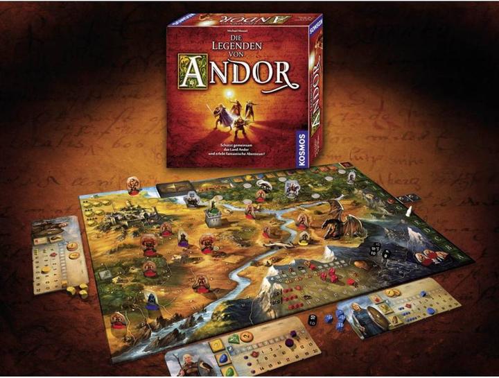 Produktbild Kosmos Die Legenden von Andor (Deutsch, 2 - 4 Spieler)