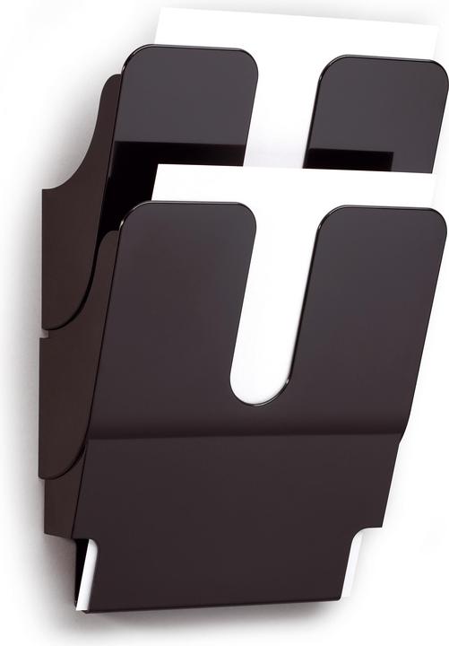 Durable Prospektständer Flexiplus 2 A4, Schwarz (A4)